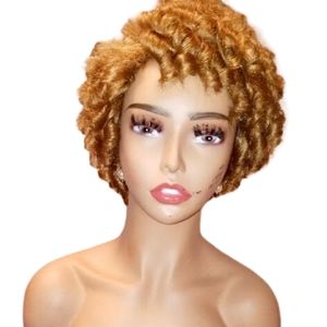 Honey & Ginger🍯| Blondish Red Half Wig Synthetic Hair | via Instant Detailz